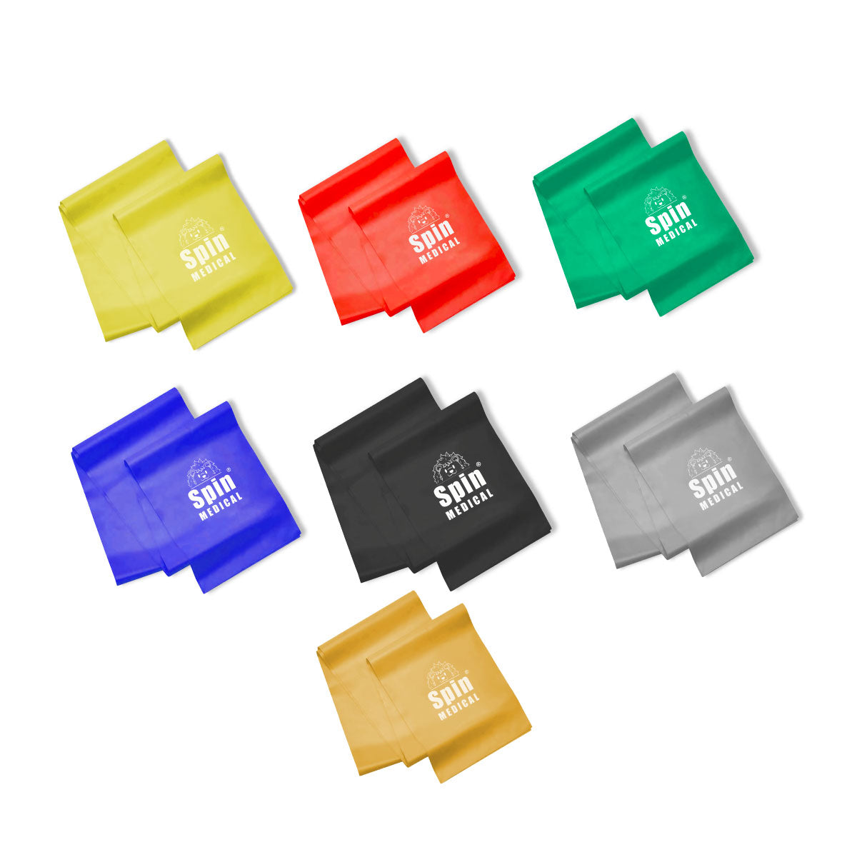 Banda Elástica 1,5m para Rehabilitacion y Kinesiologia - Spin Medical