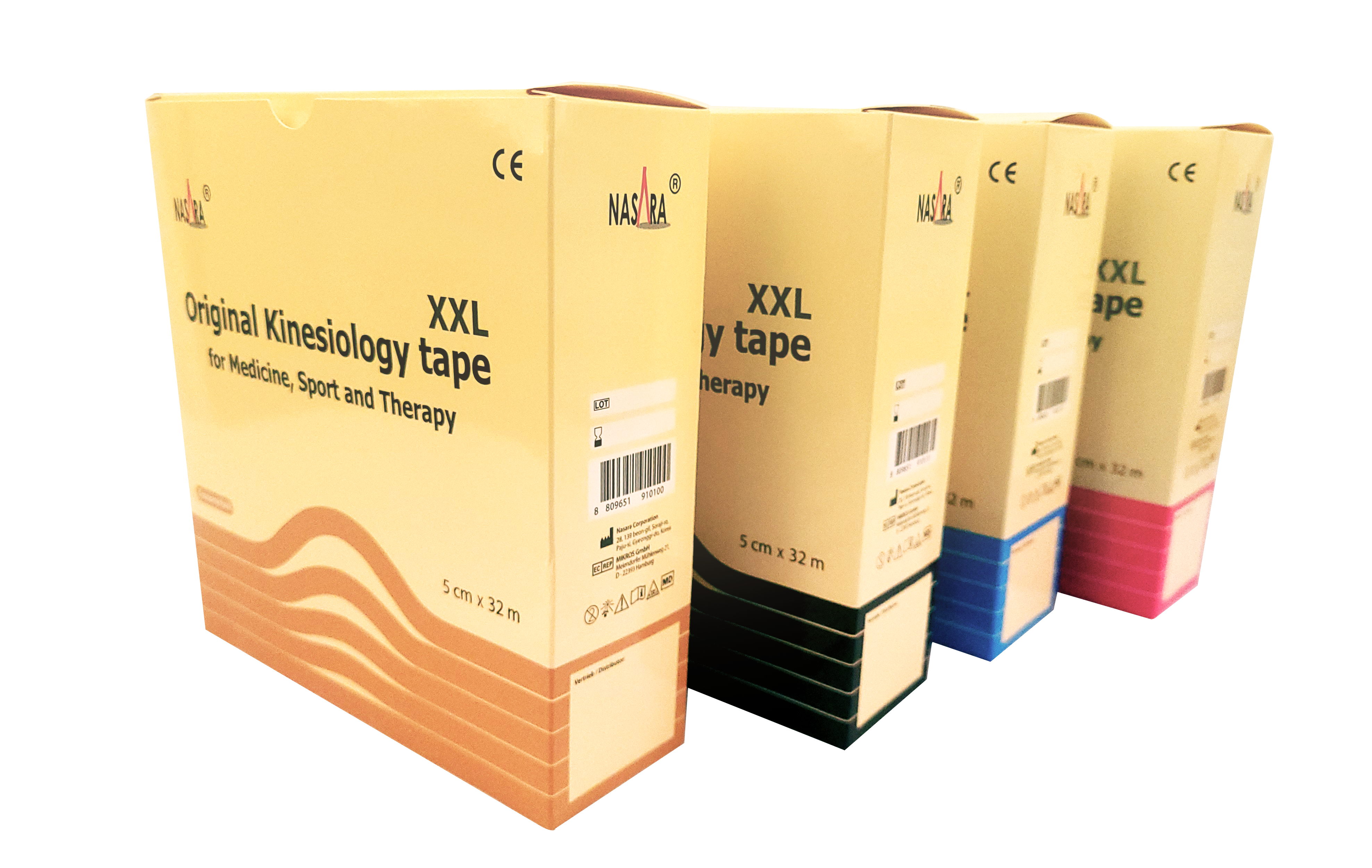 Cinta Kinesiológica Negra Para Fisioterapia Y Rehabilitación Física. Distribuidor Mayorista, Precios Por Mayor.