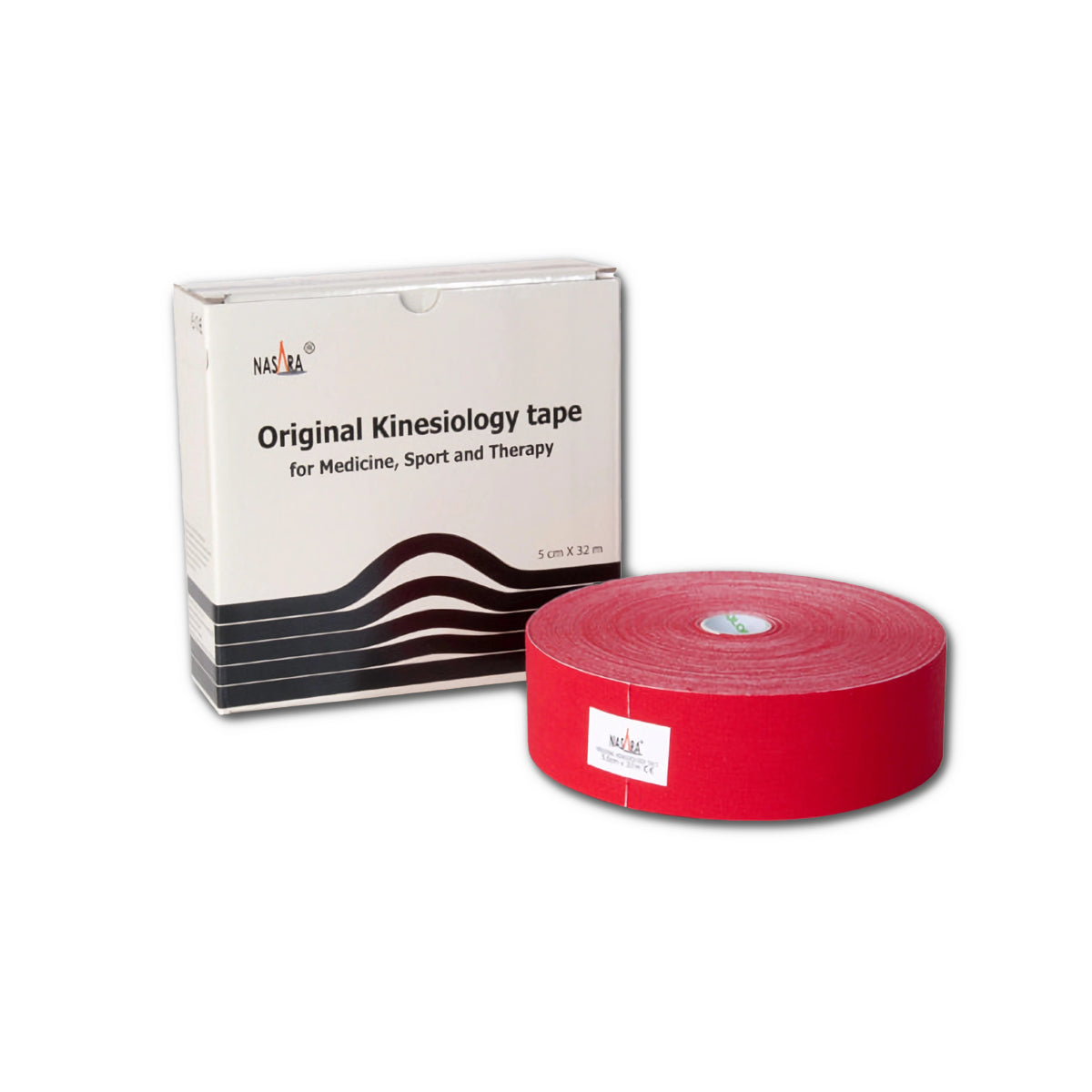 Cinta Kinesiológica Roja Para Vendaje Terapéutico Y Rehabilitación Física. Distribuidor Mayorista, Precios Por Mayor.