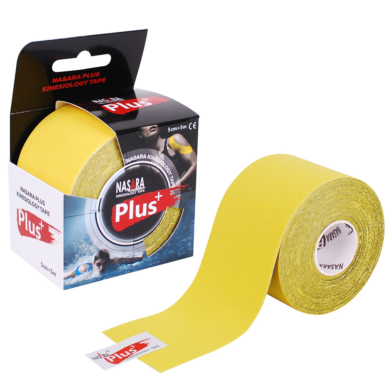 Cinta Nasara 5X5 Amarilla Plus Para Vendaje Kinésico Y Rehabilitación. Distribuidor Mayorista, Precios Por Mayor.