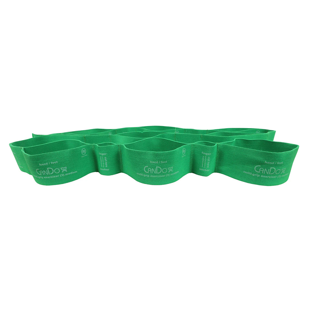 Banda elástica Multigrip verde para fisioterapia y kinesiología. distribuidor mayorista, precios por mayor.