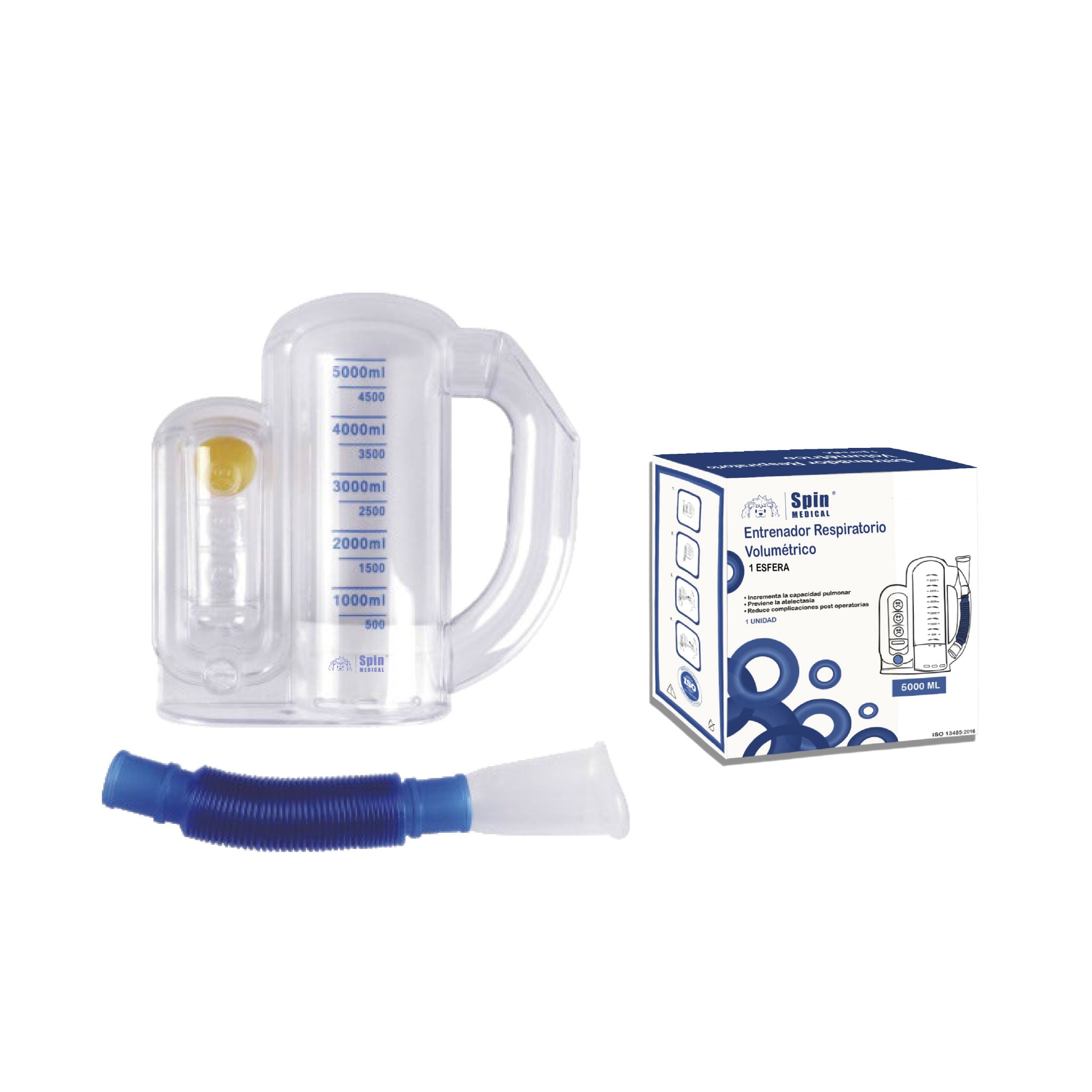 Ejercitador Respiratorio Spiro Ball Para Fisioterapia Y Rehabilitación Pulmonar. Distribuidor Mayorista, Precios Por Mayor.
