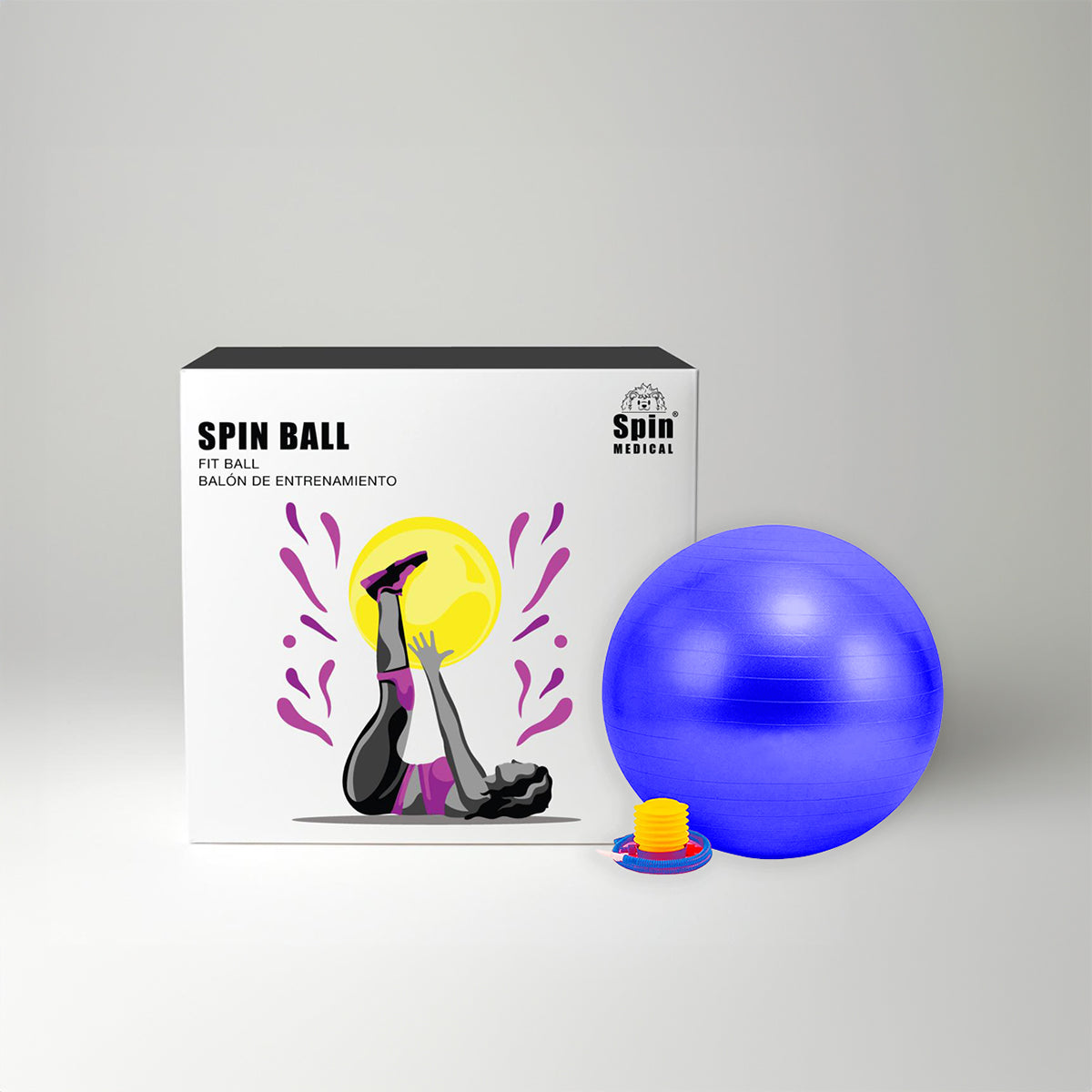 Pelota De Yoga 75 Cm (Fitball) Para Estabilidad, Core Y Rehabilitación. Distribuidor Mayorista, Precios Por Mayor.