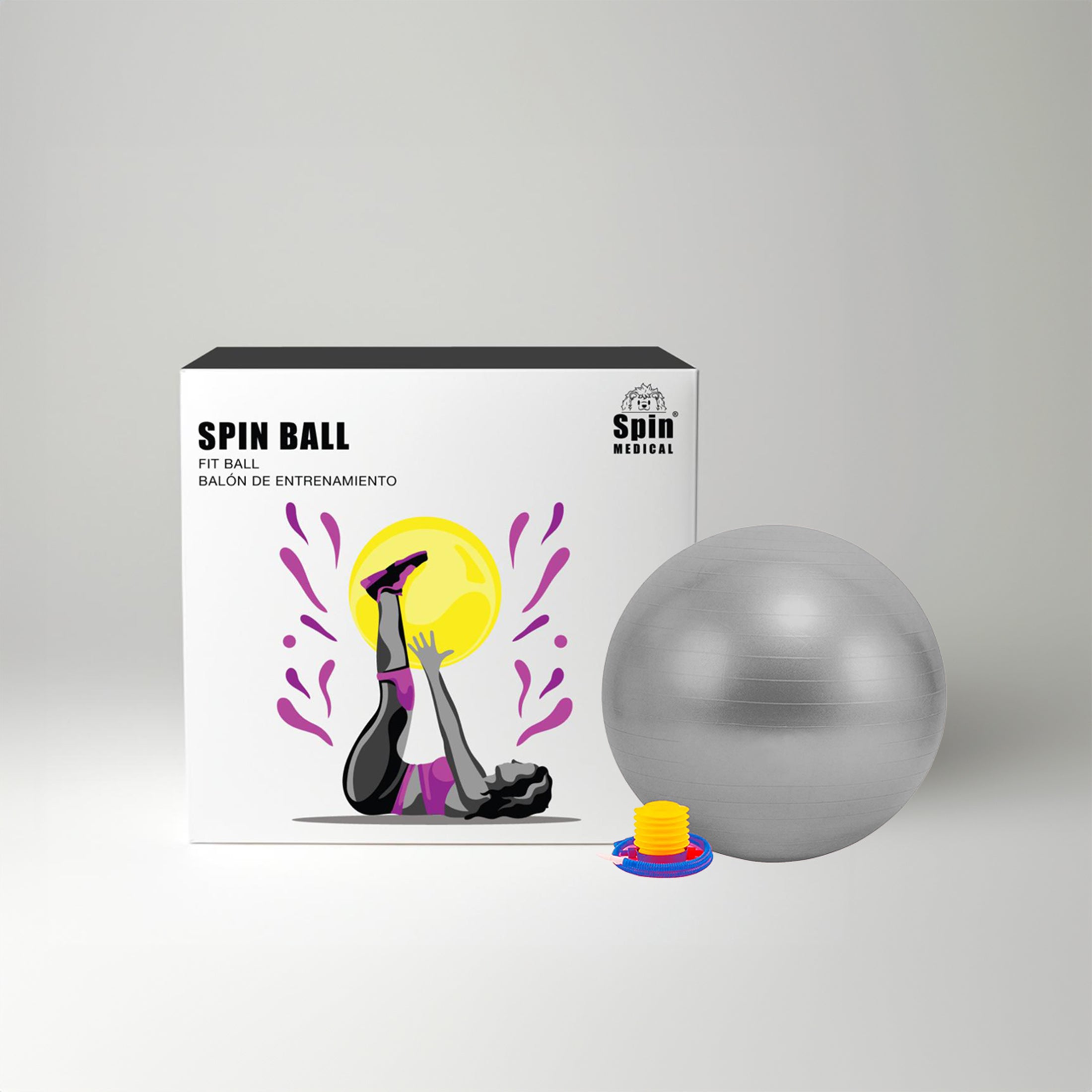 Pelota Yoga 65 Cm En Uso Para Rehabilitación Y Entrenamiento De Core. Distribuidor Mayorista, Precios Por Mayor.