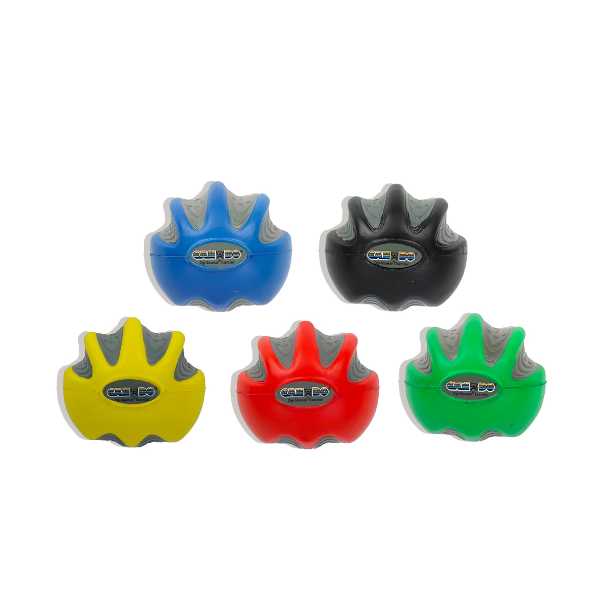 Set de pelotas Digiqueez para rehabilitación de mano y fisioterapia. Fortalecen dedos y agarre. distribuidor mayorista, precios por mayor.