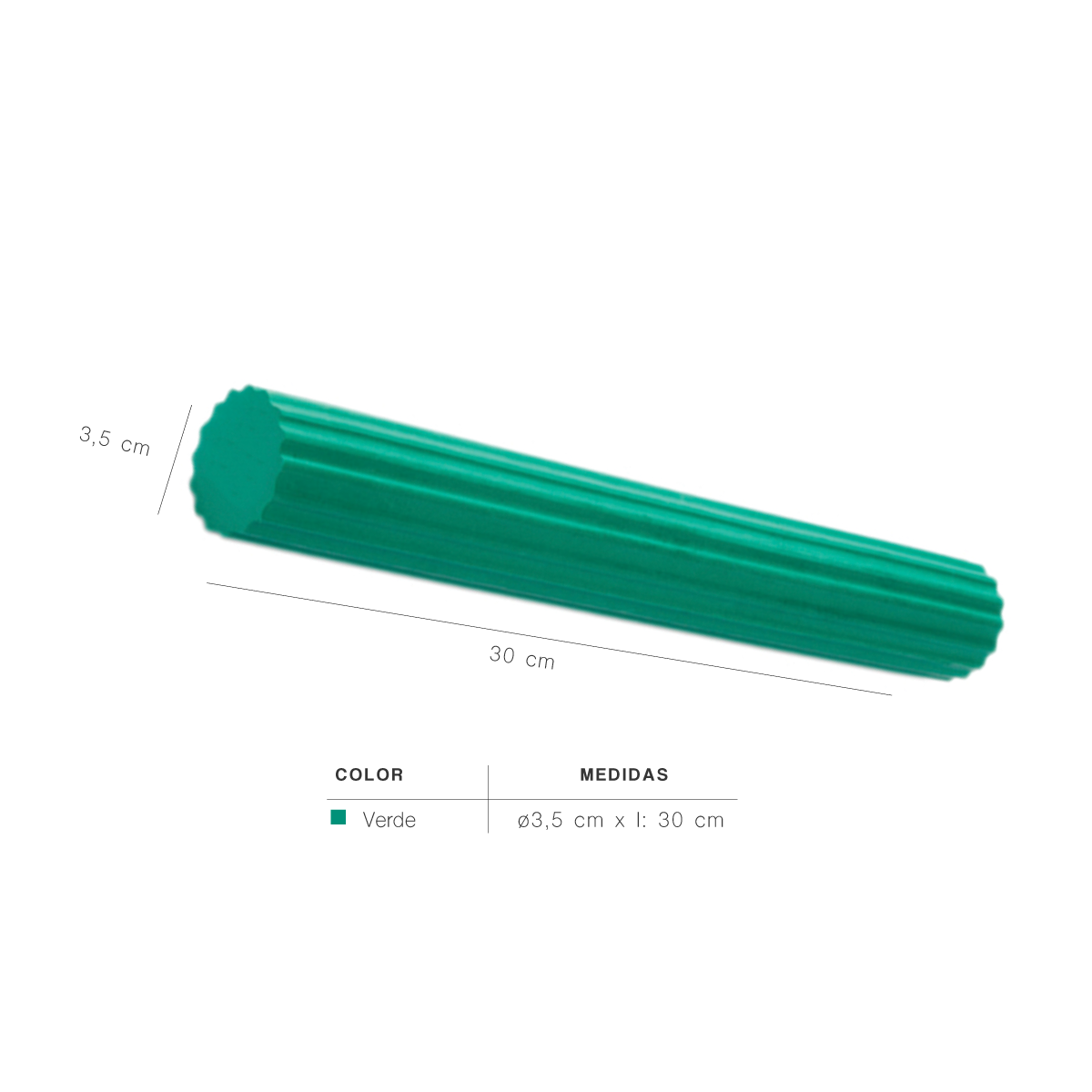 Barra verde flexible para rehabilitación muscular y ejercicios de mano y hombro. distribuidor mayorista, precios por mayor.