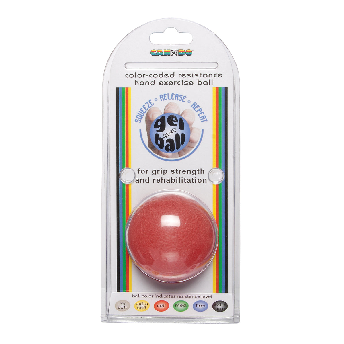 Pelota De Gel Roja Cando Para Ejercicios De Mano Y Rehabilitación. Distribuidor Mayorista, Precios Por Mayor.
