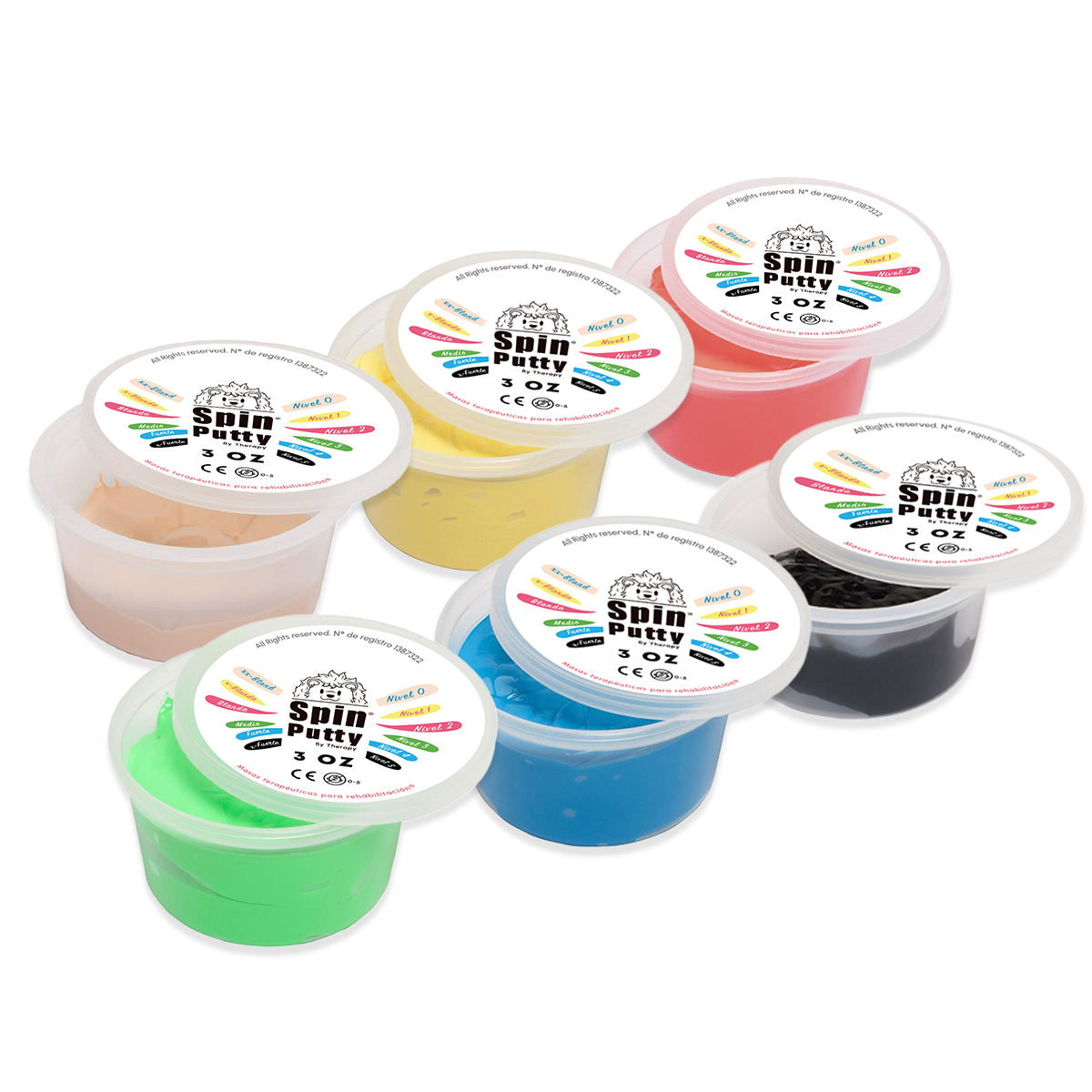 Masa Terapéutica Spin Medical 3oz Para Ejercicios De Mano Y Fisioterapia. Distribuidor Mayorista, Precios Por Mayor.