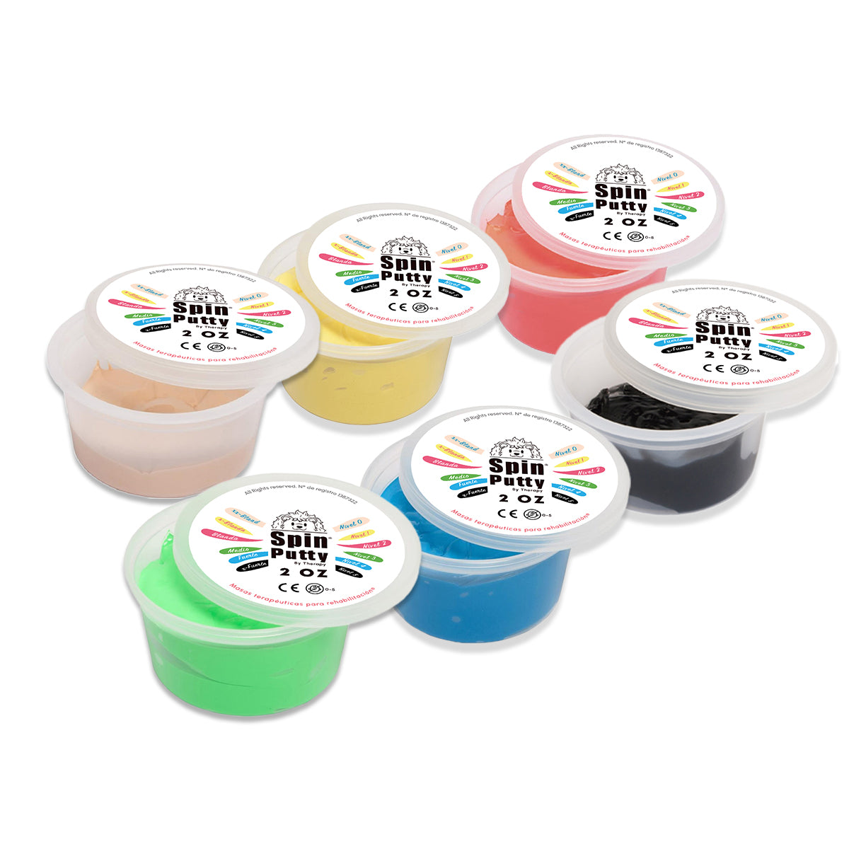 Masa Terapéutica Spin Medical 2oz Para Ejercicios De Mano Y Fisioterapia. Distribuidor Mayorista, Precios Por Mayor.