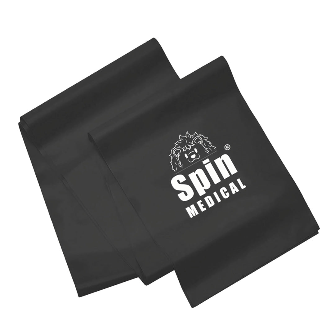 Banda Elástica 1,5 Negra Alta Resistencia Para Rehabilitación. Distribuidor Mayorista, Precios Por Mayor.