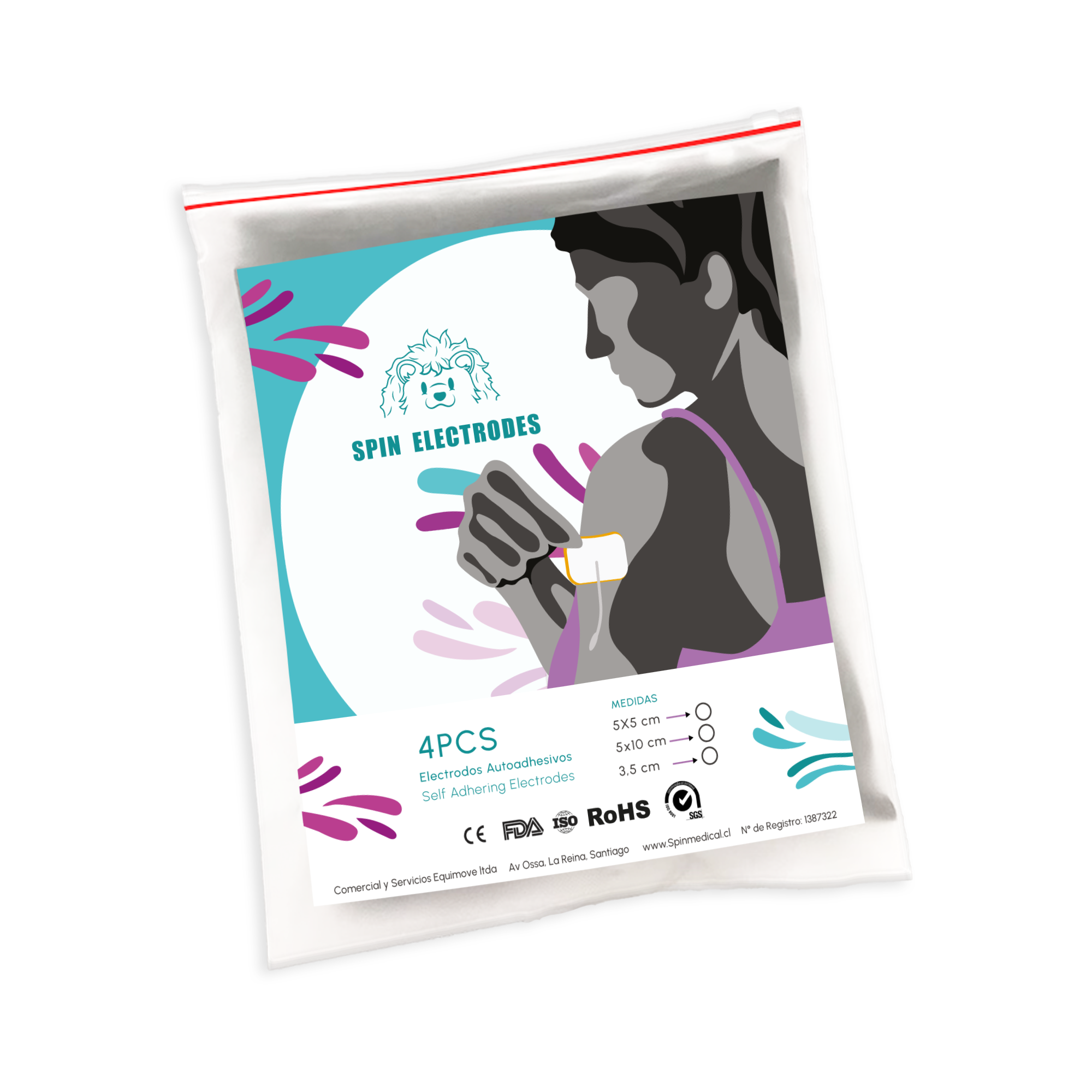 Electrodos 5x10 Cm Para Terapia De Dolor Y Rehabilitación. Distribuidor Mayorista, Precios Por Mayor.