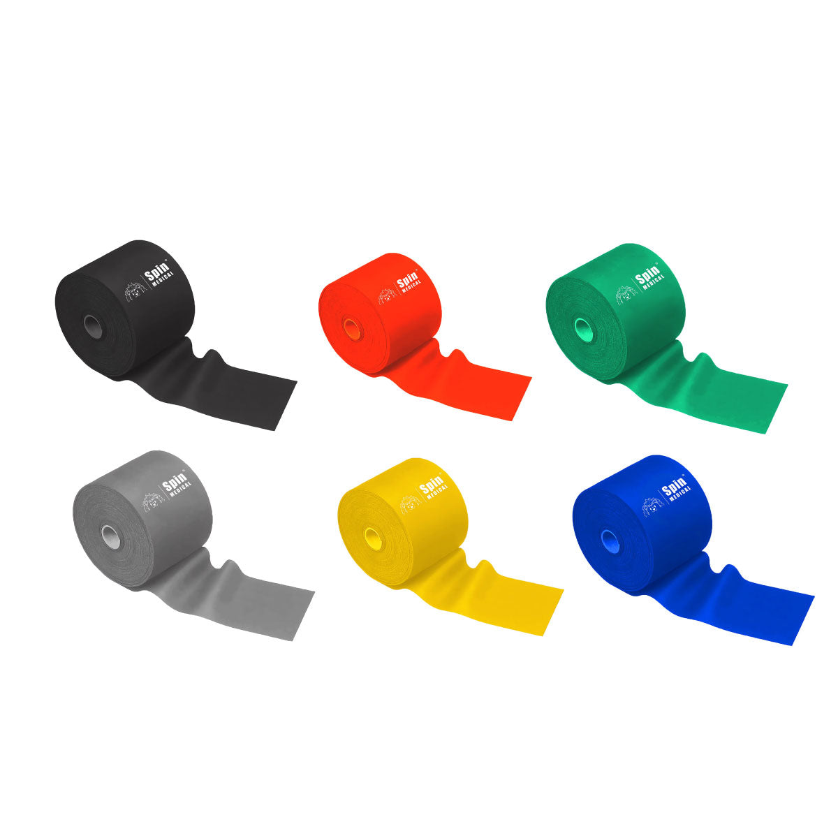 Banda Elástica 45 Verde En Uso Terapéutico Y Rehabilitación Física. Distribuidor Mayorista, Precios Por Mayor.