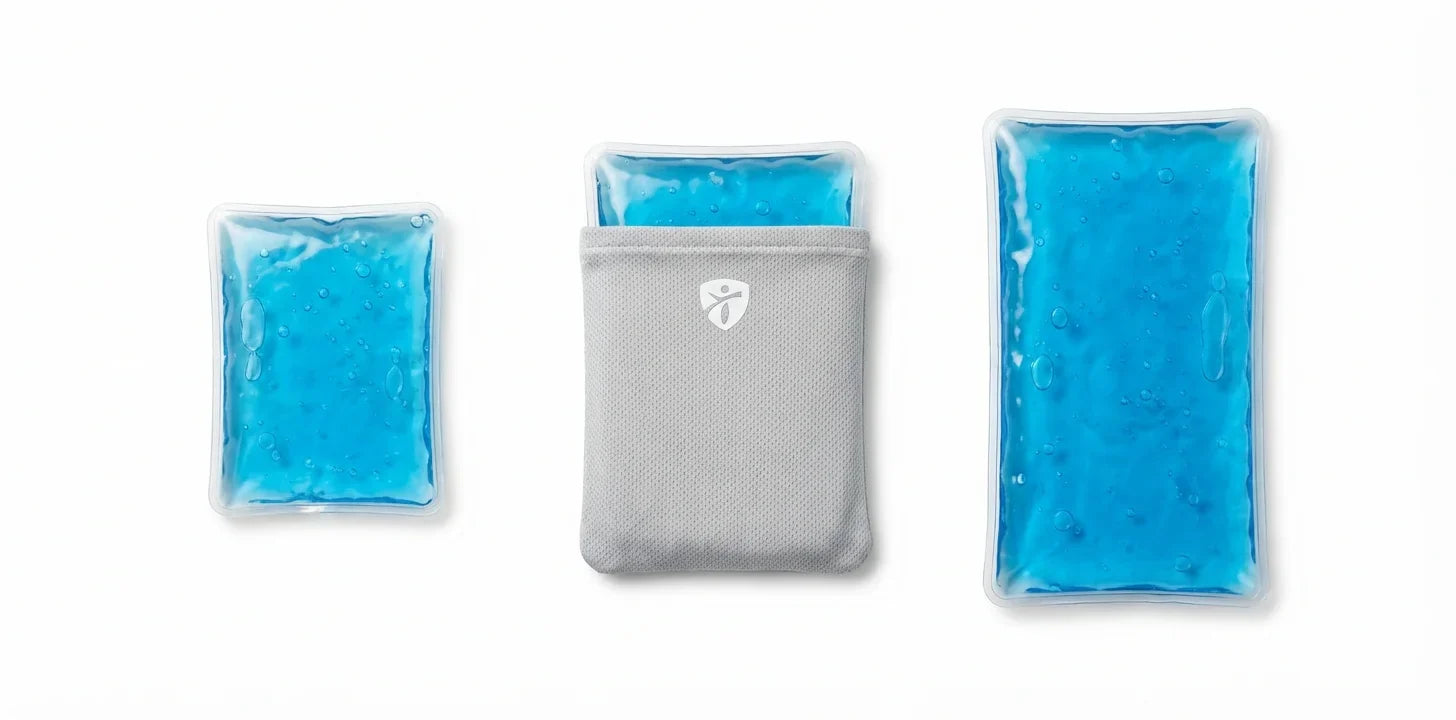 Compresas de gel reutilizables para terapia de frio y calor en diferentes tamanos