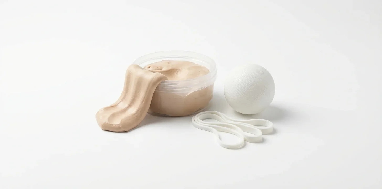 Herramientas terapeuticas de mano: masas terapeuticas y accesorios de rehabilitacion