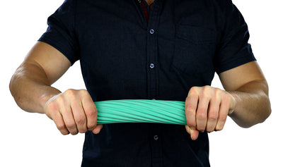 Flex Bar verde para ejercicios de torsión y fortalecimiento muscular