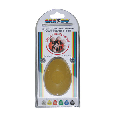 Pelota De Gel Huevo Cando Amarilla Para Rehabilitación Ligera