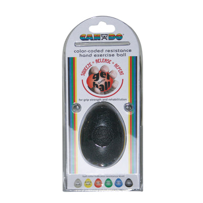 Pelota De Gel Huevo Cando Negra Para Ejercicios De Mano Y Rehabilitación