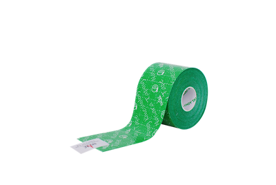 Cinta Nasara 5X5 Verde Para Vendaje Kinésico Y Terapia Física