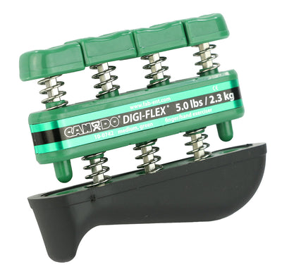 Ejercitador Digiflex Verde En Uso Para Terapia Manual Y Rehabilitación