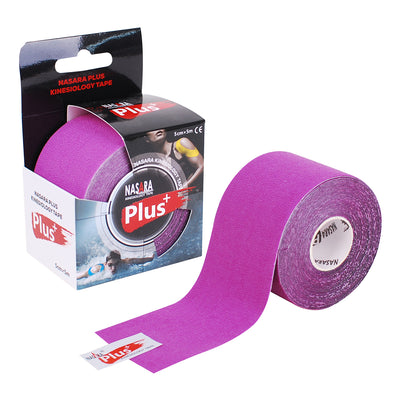 Cinta Nasara 5X5 Lavanda Plus Para Kinesiología Y Terapia Física