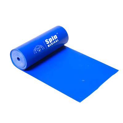 Banda Elástica 5,5 Azul Para Ejercicios De Kinesiologia Y Fuerza