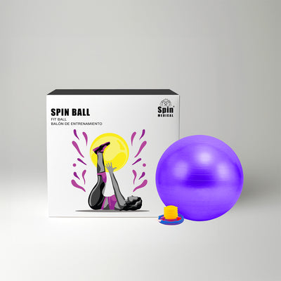 Pelota De Yoga 55 Cm Para Ejercicios De Estabilidad Y Rehabilitación