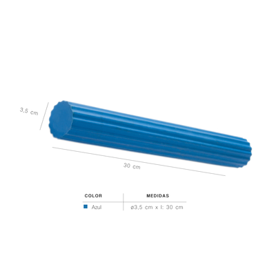 Barra de flexión azul para ejercicios terapéuticos y rehabilitación de mano, muñeca y hombro2