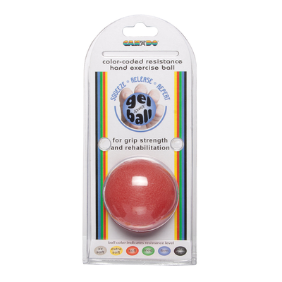 Pelota De Gel Roja Cando Para Ejercicios De Mano Y Rehabilitación